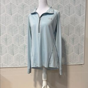 Under Armour Sky Blue Quarter-Zip Top